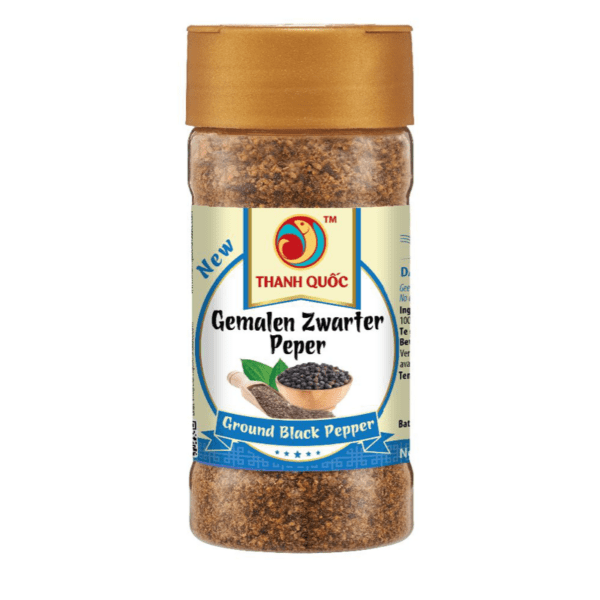 Ground Black Pepper Bottle 70g Miss Linh